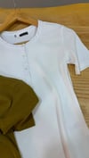 K4190 4 DÜĞMELİ FİTİLLİ T-SHIRT