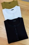 K4190 4 DÜĞMELİ FİTİLLİ T-SHIRT