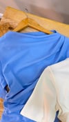 K4194 DRAPE DETAYLI T-SHIRT