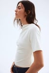 K4194 DRAPE DETAYLI T-SHIRT