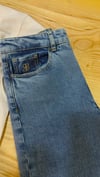 K4205 BYBR SİMLİ MAVİ BARREL JEAN