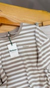 K4208 BRBR BEJ ÇİZGİLİ T-SHIRT