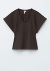 K4210 BELDEN OTURTMALI ACI KAHVE T-SHIRT