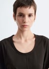 K4210 BELDEN OTURTMALI ACI KAHVE T-SHIRT
