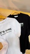 K4215 V.B IT'S FİNE BASKILI T-SHIRT