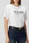 K4215 V.B IT'S FİNE BASKILI T-SHIRT