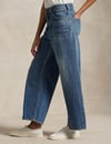 K4230 PRL MAVİ WİDE LEG CROP JEAN