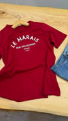 K4231 BASKILI BORDO T-SHIRT