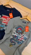 K4239 SPR.DRY VİNTAGE TAŞ BASKILI T-SHIRT