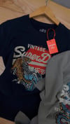 K4239 SPR.DRY VİNTAGE TAŞ BASKILI T-SHIRT