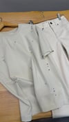 K4241 İ.YOL TAŞ DETAYLI KREM T-SHIRT