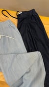 K4244 BYBR PİLELİ BELİ BAĞCIKLI DENİM PANTOLON