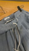K4244 BYBR PİLELİ BELİ BAĞCIKLI DENİM PANTOLON
