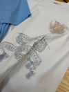 K4264 İ.YOL NAKIŞLI BASKILI T-SHIRT