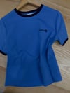 K4265 İ.YOL NAKIŞLI MAVİ T-SHIRT