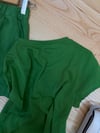 K4268 ALL S. DİKİŞ DETAYLI YEŞİL T-SHIRT