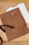 K4272 S.BOY ÇİZGİLİ KİREMİT PANTOLON
