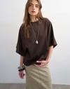 K4275 TPSHP GENİŞ KOL DETAYLI T-SHIRT