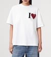 K4276 ALL S. ÖN/ARKA PUNCH NAKIŞLI T-SHIRT