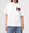 K4276 ALL S. ÖN/ARKA PUNCH NAKIŞLI T-SHIRT