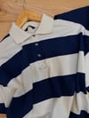 K4283 GRGE POLO YAKA LACİVERT ŞERİTLİ T-SHIRT