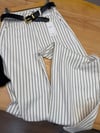 K4293 M.S ÇİZGİLİ REGULAR KREM PANTOLON