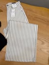 K4293 M.S ÇİZGİLİ REGULAR KREM PANTOLON