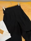K4294 Z. BELDEN PENSLİ SİYAH KUMAŞ PANTOLON