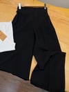 K4294 Z. BELDEN PENSLİ SİYAH KUMAŞ PANTOLON