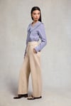 K4297 HOLLAND C. GOLD DÜĞMELİ KREM PANTOLON