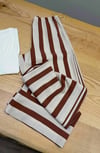 K4306 Z. KAHVE ÇİZGİLİ VİSKOS PANTOLON