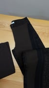 K4312 TW LEOPAR DETAYLI ACI KAHVE DENİM PANTOLON