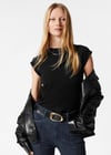 K4324 &OTHR PAMUKLU LİKRALI T-SHIRT