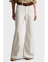 K4332 PRL PANELLİ FLARE PANTOLON