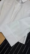 K4354 O.PUS BEYAZ POPLİN GÖMLEK