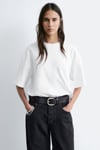 K4357 &OTHR PAMUKLU TOK BOXY T-SHIRT