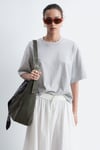 K4357 &OTHR PAMUKLU TOK BOXY T-SHIRT