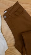K4363 KNWLDG MİDRİSE STRAIGHT KAHVERENGİ PANTOLON