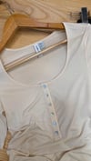 K4381 &OTHR SEDEF DÜĞMELİ MODAL T-SHIRT