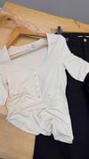 K4381 &OTHR SEDEF DÜĞMELİ MODAL T-SHIRT