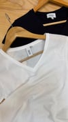 K4386 &OTHR V YAKA PAMUKLU T-SHIRT