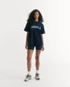 K4388 BİSİKLET YAKA BASKILI T-SHIRT