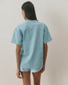 K4388 BİSİKLET YAKA BASKILI T-SHIRT