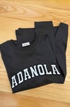 K4389 BİSİKLET YAKA YAZI NAKIŞLI ANTRASİT UZUN KOL T-SHIRT