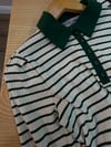 K4406 OLIVER B. POLO YAKA UZUN KOL ÖRME T-SHIRT