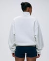 K4410 YARIM FERMUARLI GRİ OVERSIZE SWEAT