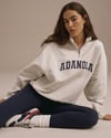 K4410 YARIM FERMUARLI GRİ OVERSIZE SWEAT