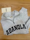 K4410 YARIM FERMUARLI GRİ OVERSIZE SWEAT