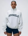 K4410 YARIM FERMUARLI GRİ OVERSIZE SWEAT