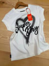 K4419 SPR.DRY PAYETLİ EKRU T-SHIRT